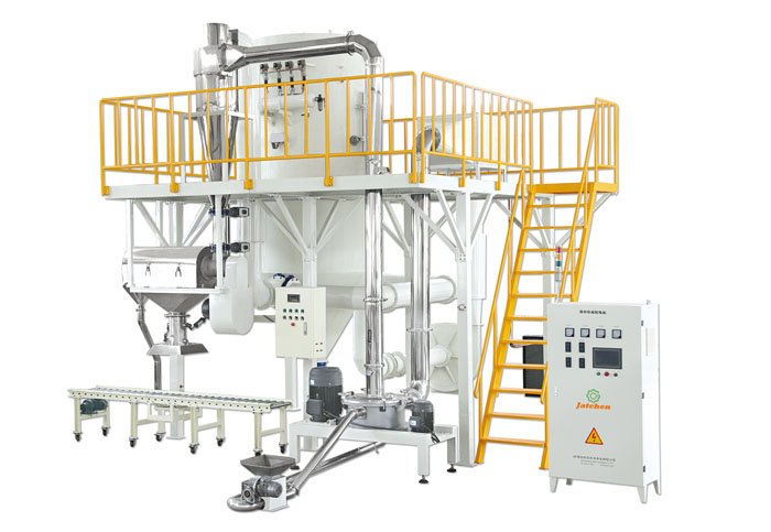 ACM GRINDING SYSTEM WITH VERTICAL TYPE PLATFORM