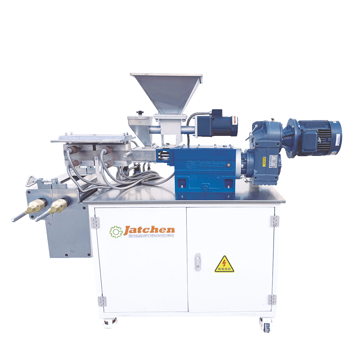 Laboratory Equipment - LAB EXTRUDER WITH ROLLERS | Jatchen